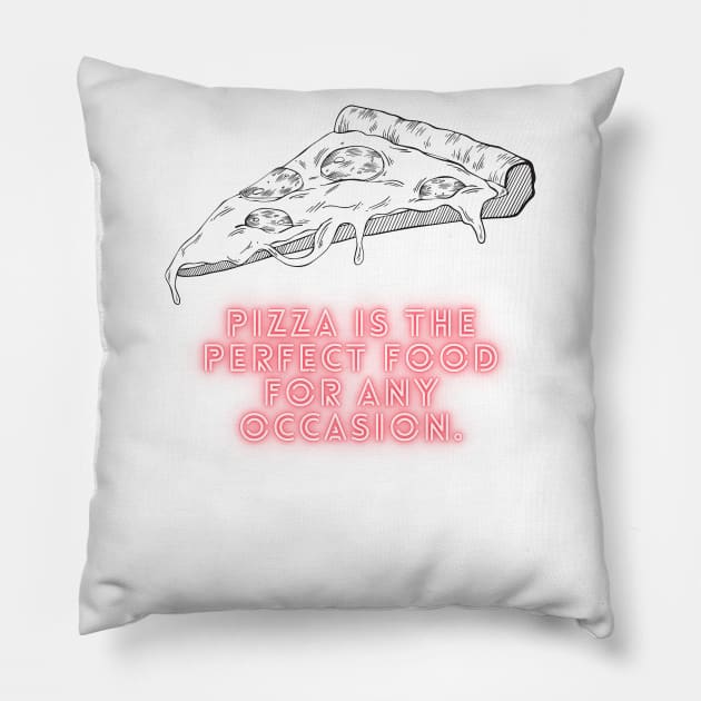 Pizza Love: Inspiring Quotes and Images to Indulge Your Passion 24 Pillow by Painthat