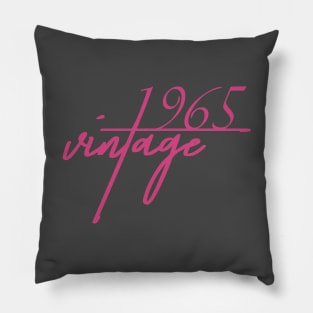 1965 Vintage. 55th Birthday Cool Gift Idea Pillow