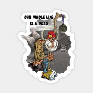 Saint Christopher. Our whole life is a road Magnet
