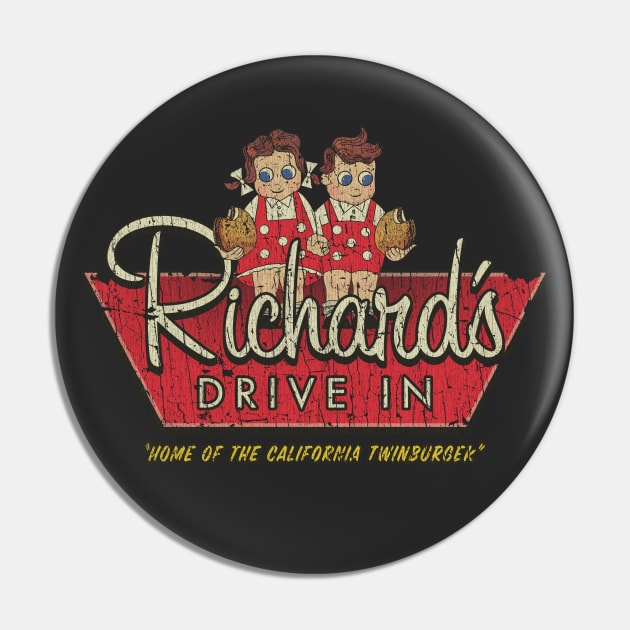 Richard's Drive-In 1949 Pin by JCD666