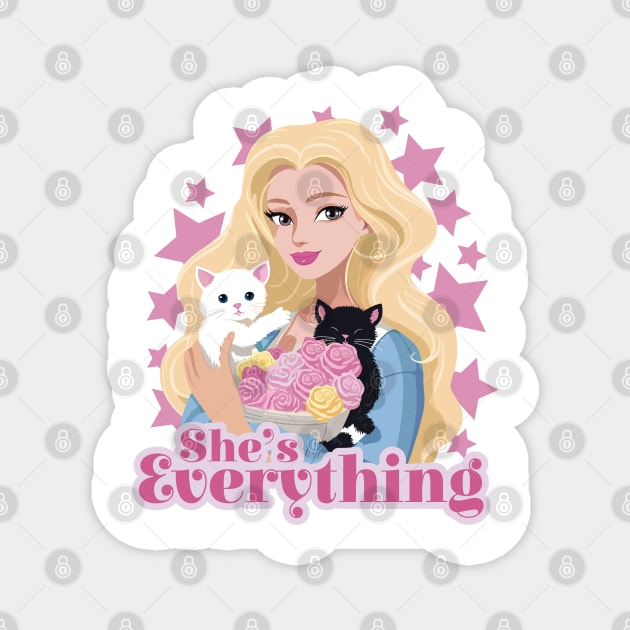 Shes Everything Magnet by madeinchorley