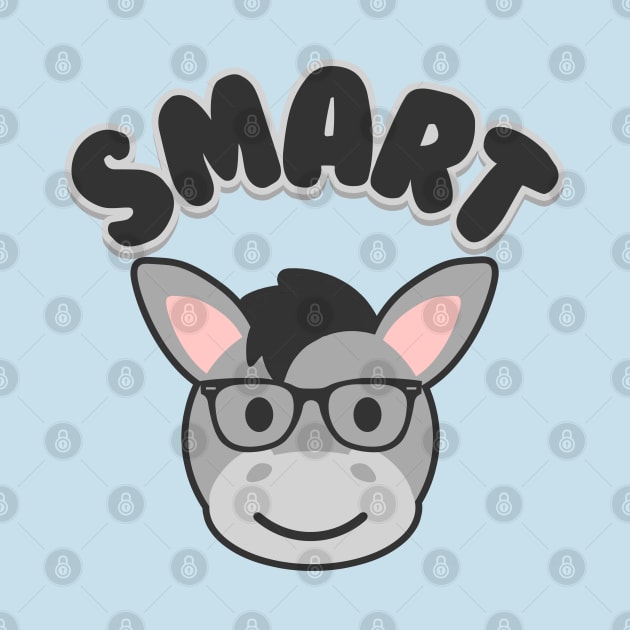 Smart Ass - Cute Kawaii Donkey Pun by Daytone