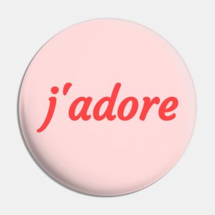 J'adore Pin