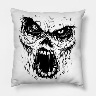 zombie face Pillow