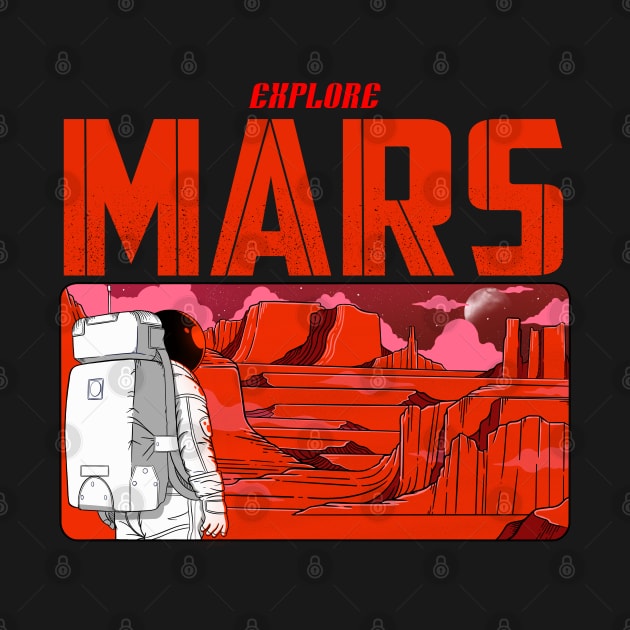 Explore Mars by Artthree Studio