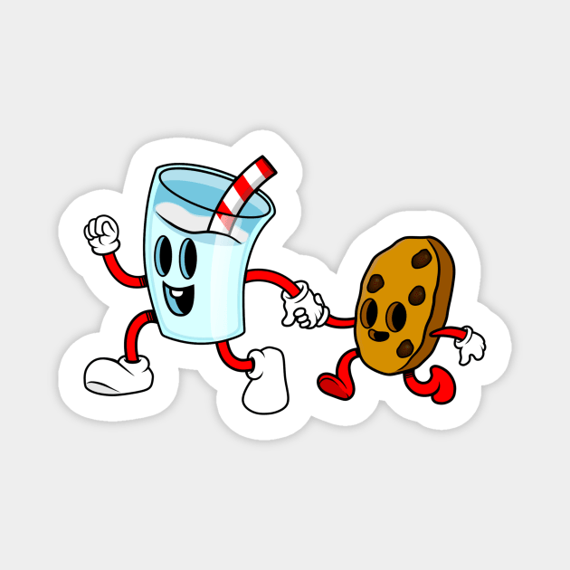 Milk N Cookie Magnet by Anrego