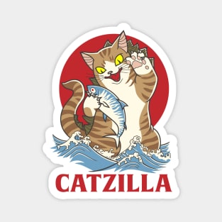 Catzilla! Magnet