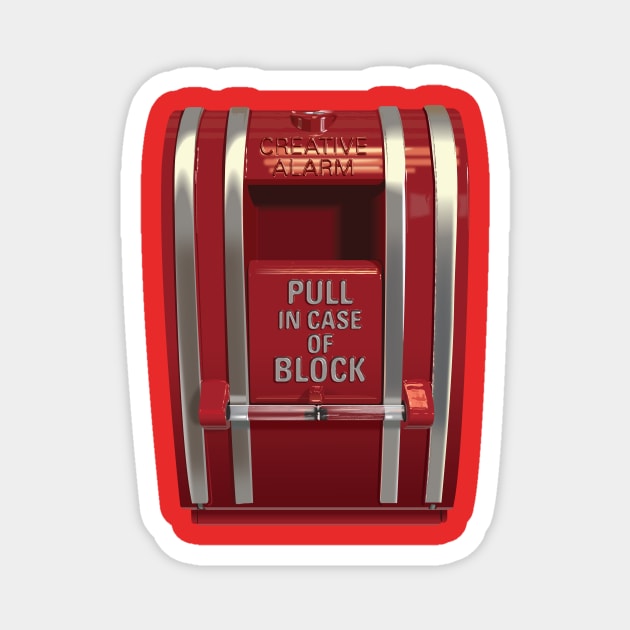 Creative Block Magnet by GuyParsons