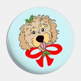 Christmas Cockapoo Pin