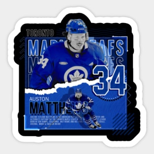 Toronto Maple Leafs: Auston Matthews 2021 Poster - NHL Removable Adhesive Wall Decal XL