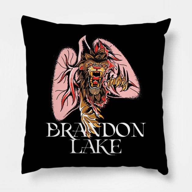 Brandon Lake Pillow by Beata Lazaro