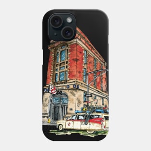 Ecto- 1 / Firehouse, Hook & Ladder Company 8 Phone Case