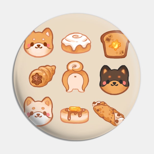 Shiba Buns Pin by Stars&Sprinkles