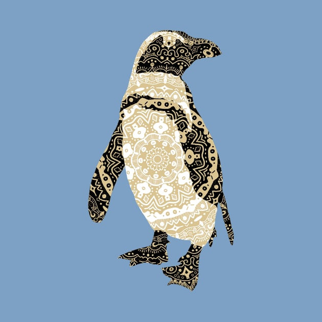 African Mandala Penguin by StephenBibbArt