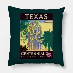 1936 Texas Centennial in San Antonio Pillow