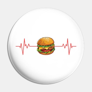 My heart beats for Burgers Pin