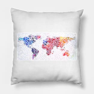 World map Pillow