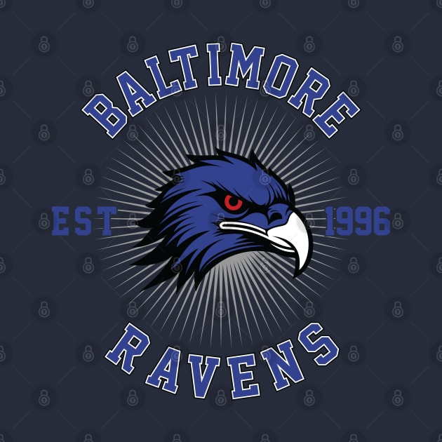 Ravens - BLTM Vintage by Cemploex_Art