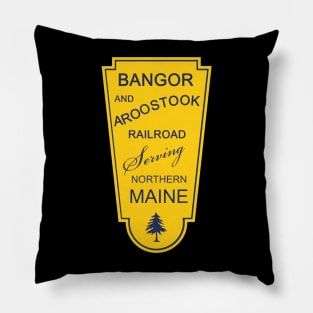 BAR - Bangor and Aroostook Railroad Pillow