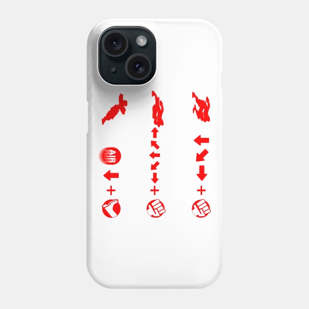 Street Fighter Moves - Dhalsim Phone Case by GuiNRedS