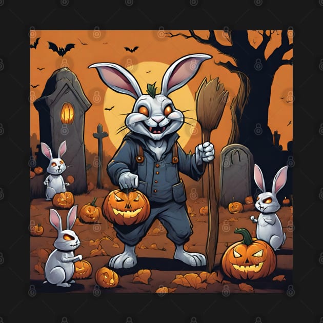 Halloween Rabbit by LetsGetInspired