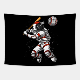 Space Astronaut Baseball Tapestry