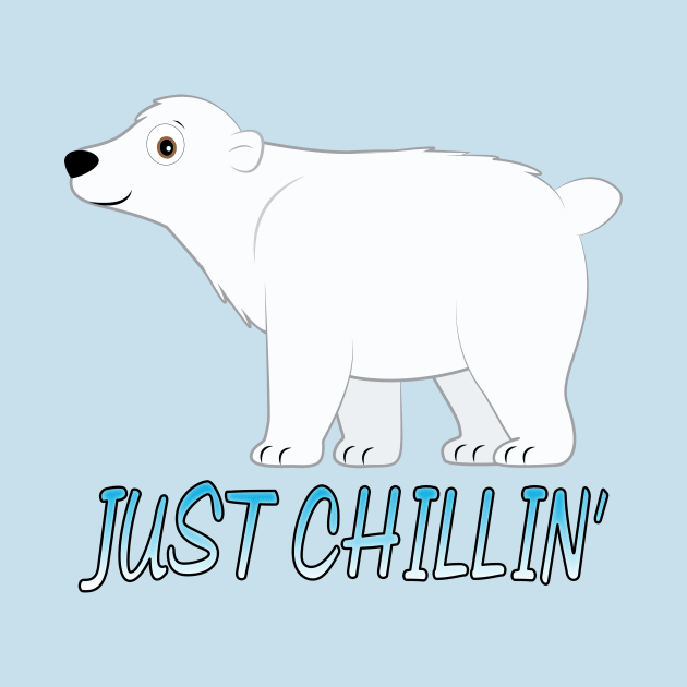 Just Chillin' Polar Bear by PenguinCornerStore