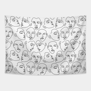 Faces Tapestry