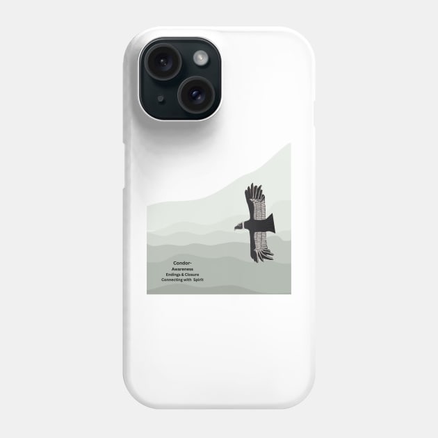 Flight of the Condor Phone Case by Primal Nature Tees