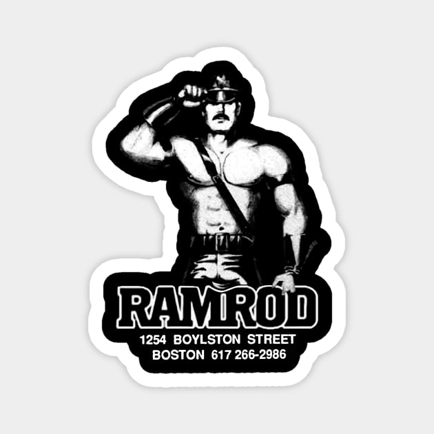 Ramrod Vintage Gay LGBT Boston Retro Leather Magnet by WearingPride