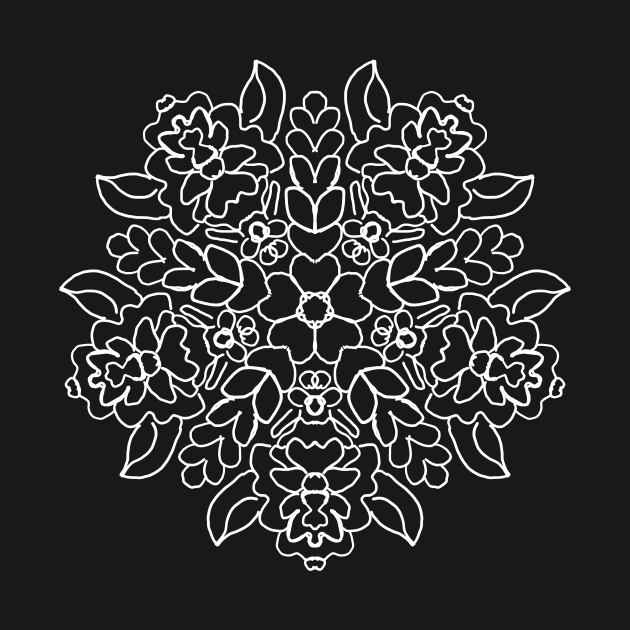 white mandala by ylleloog