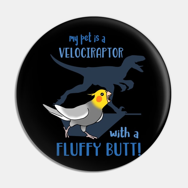 velociraptor with fluffy butt - cockatiel Pin by FandomizedRose