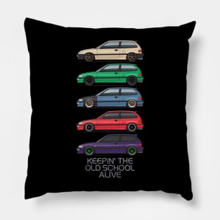 keeping the old school alive Pillow