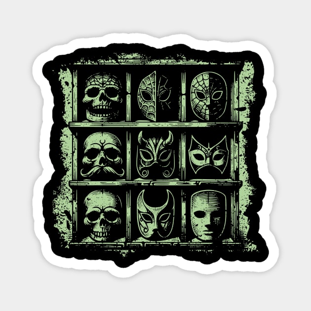 Mask Gallery Magnet by JSnipe