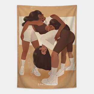 3 Girls Neutrals Tapestry