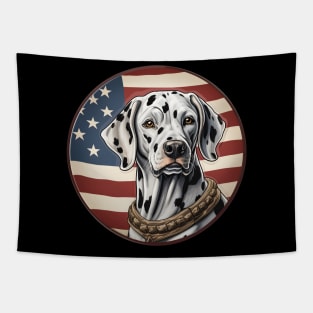 Dalmatian 4th of July Tapestry