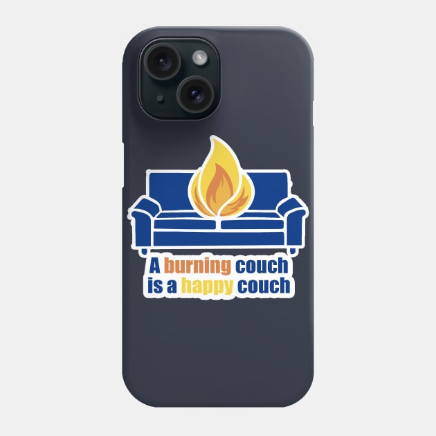 Happy Couch Phone Case by EJTees
