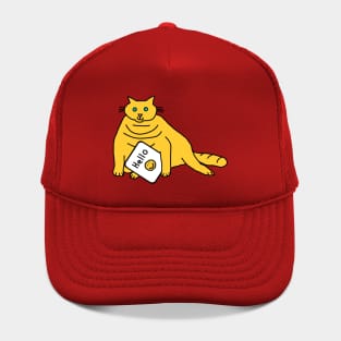 Fat Cat Says Hello Hat