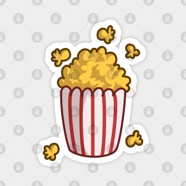 Popcorn Magnet by voidea