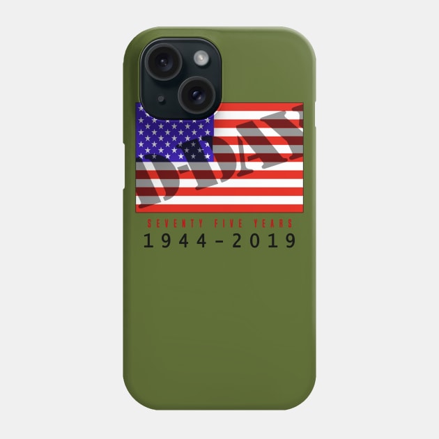 D-Day 75th Anniversary Phone Case by SeattleDesignCompany