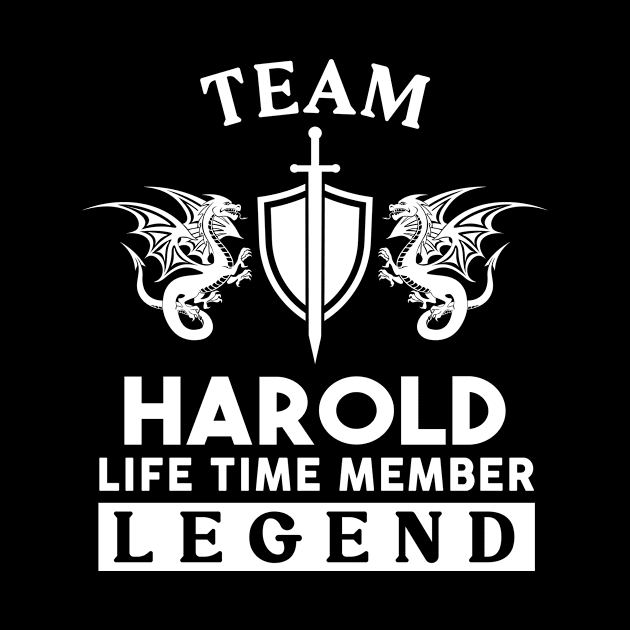 Harold Name T Shirt - Harold Life Time Member Legend Gift Item Tee by unendurableslemp118