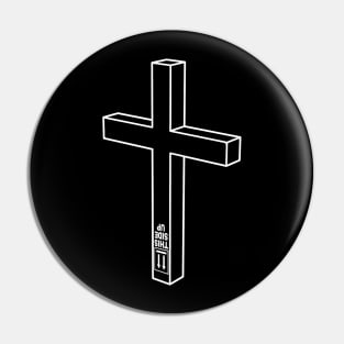 Upside Down Upside Down Cross Pin