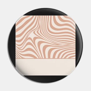 Pattern beige and white wavy Pin