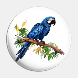 Hyacinth Macaw Pin