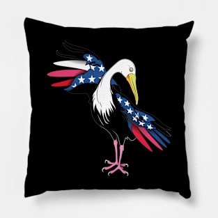 Patriotic Stork Pillow