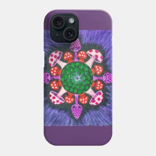 Lucky Mushroom Mandala Phone Case