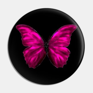 Pink butterfly Pin