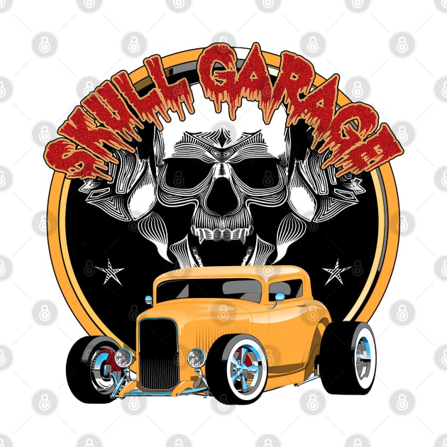 Skull Garage by Wilcox PhotoArt