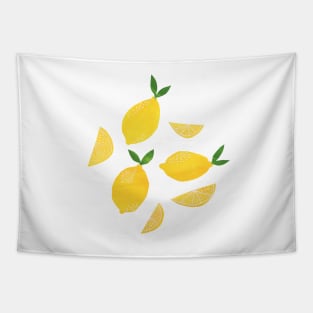 Cut + Paste Lemon Pattern Tapestry