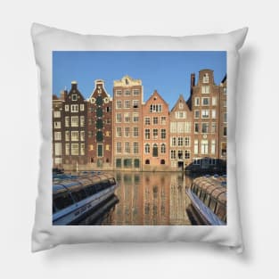 amsterdam canal Pillow